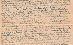 'Traum' - handschriftlich von Franz Jägerstätter.